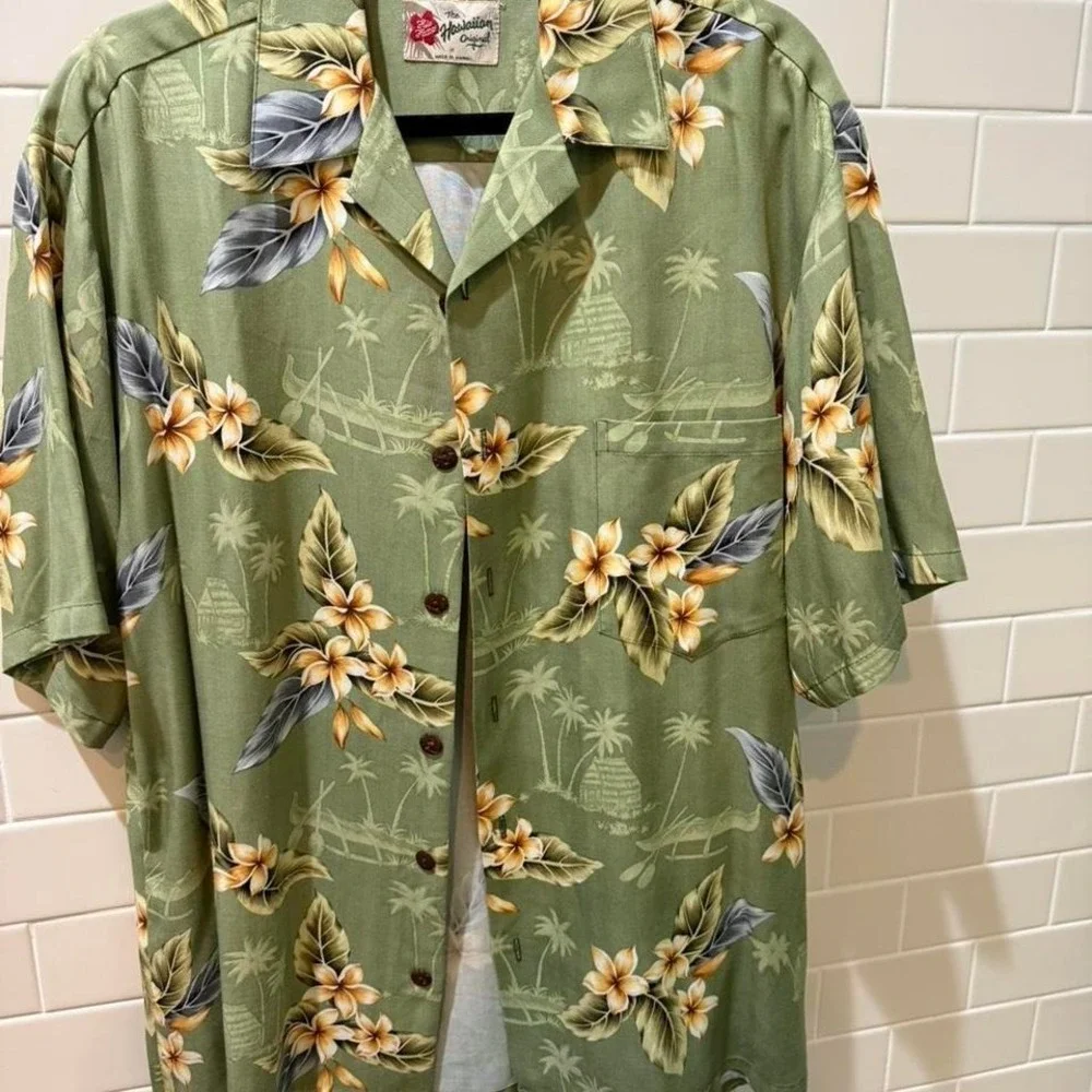 Vintage Medium Hilo Hattie aloha‎ men's shirt